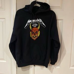 Metallica hellfire club hooded sweatshirt